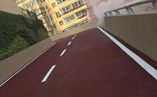 吉木萨尔彩色路面